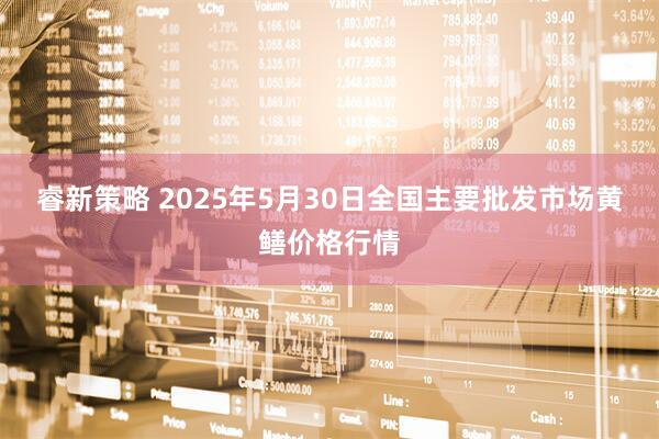 睿新策略 2025年5月30日全国主要批发市场黄鳝价格行情