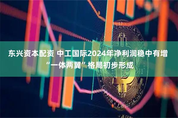 东兴资本配资 中工国际2024年净利润稳中有增 “一体两翼”格局初步形成