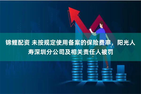 锦鲤配资 未按规定使用备案的保险费率,阳光人寿深圳分公司及相关责任人被罚