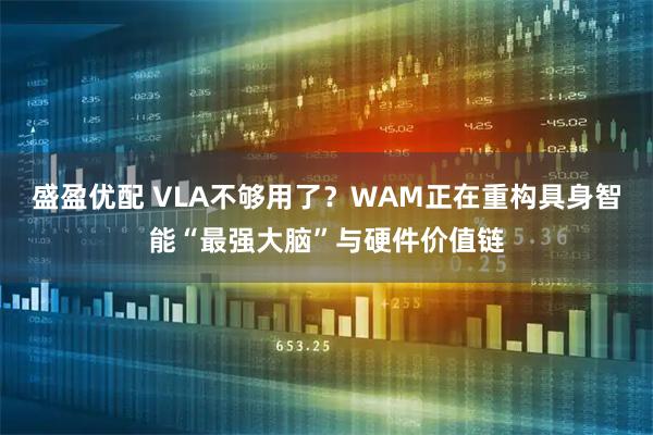 盛盈优配 VLA不够用了?WAM正在重构具身智能“最强大脑”与硬件价值链